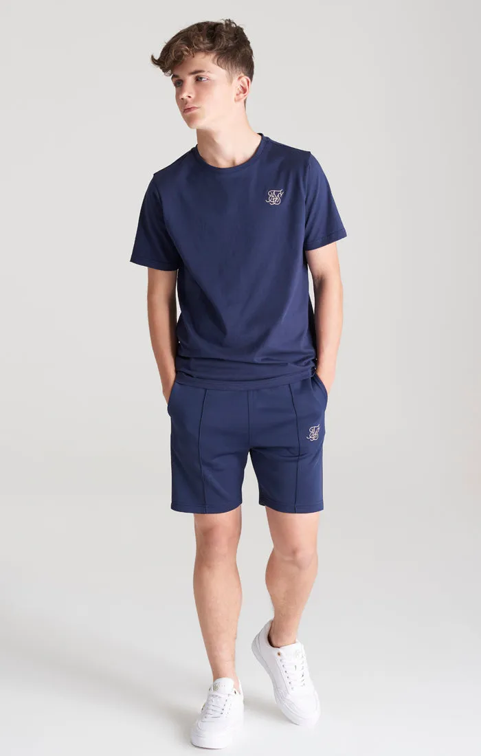 Boys Navy Taped Pleated Short sold by Siksilk product image thumbnail 5