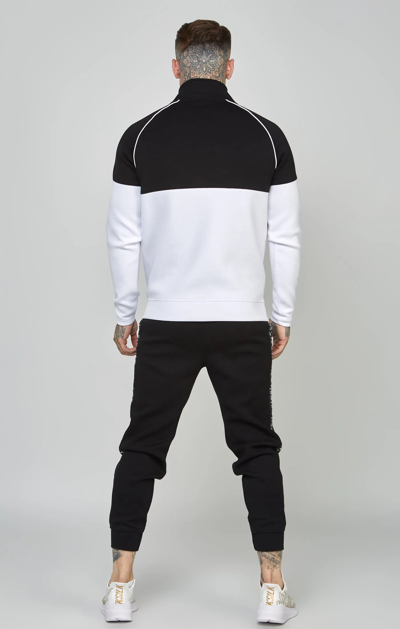 Black Taped Full Zip Top & Jogger Set sold by Siksilk product image thumbnail 5