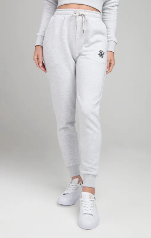 SikSilk Core Track Pants - Ice Grey Marl sold by Siksilk
