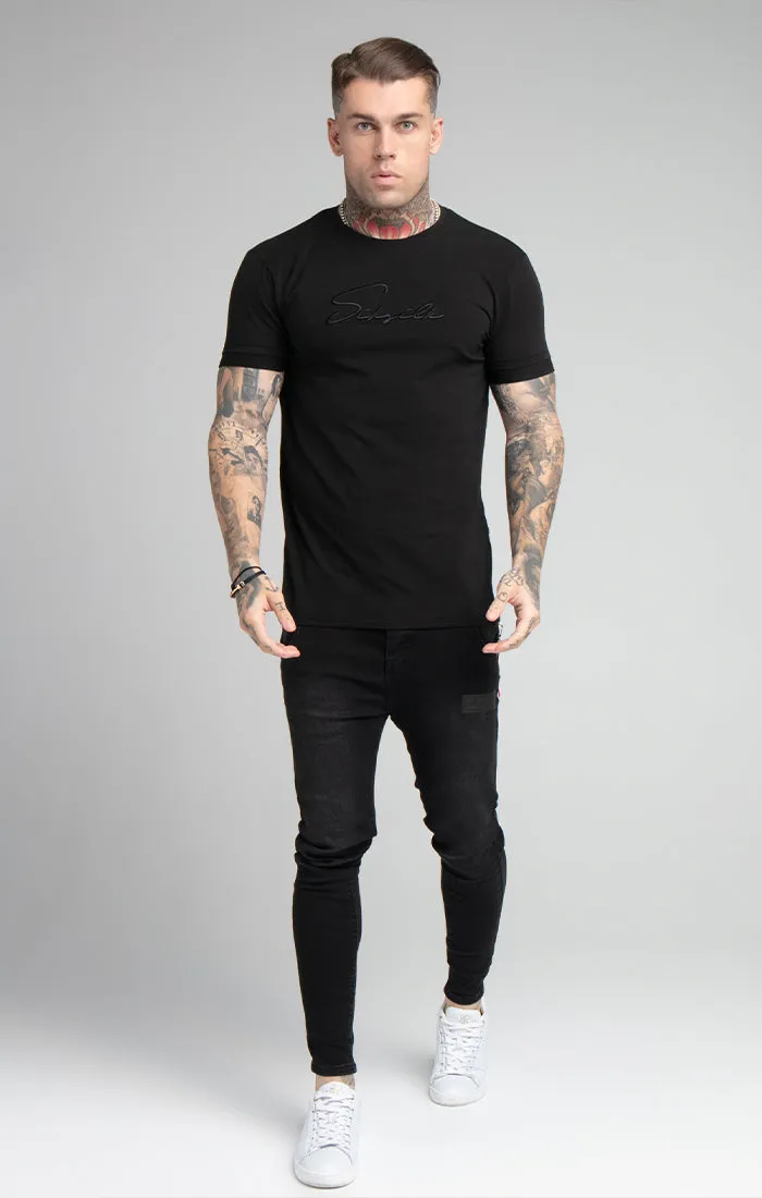 Black Flight Muscle T-Shirt sold by Siksilk product image thumbnail 4