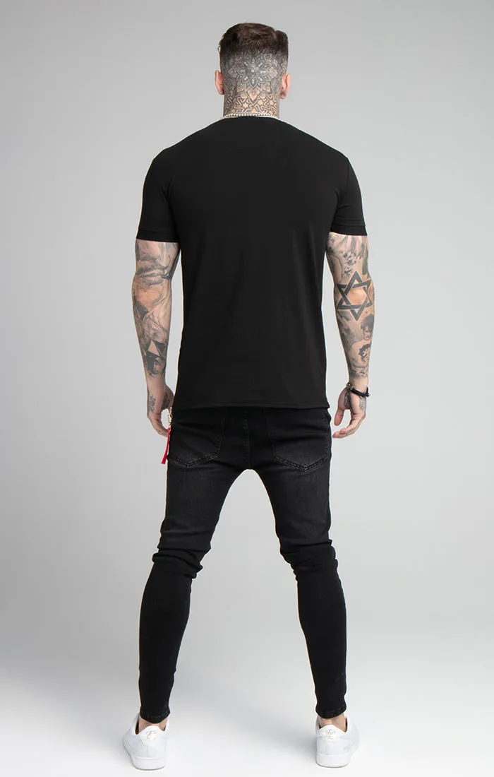 Black Flight Muscle T-Shirt sold by Siksilk product image thumbnail 5