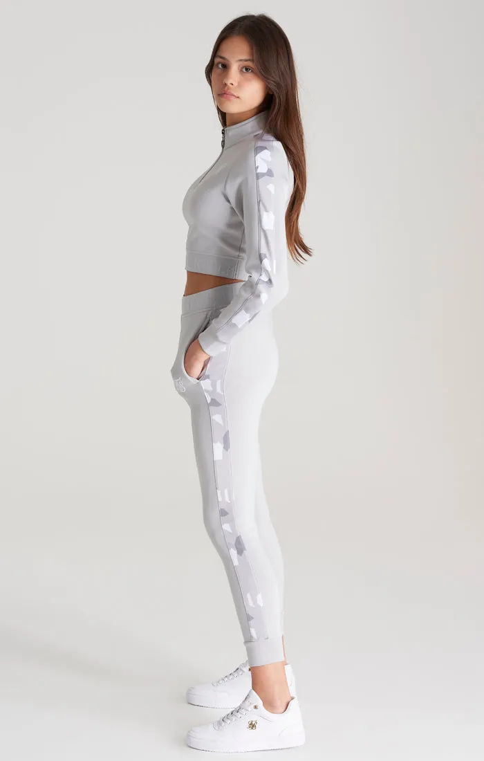 Girls Grey Camo Panelled Track Pant sold by Siksilk product image thumbnail 3