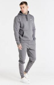 Grey Essential Overhead Hoodie sold by Siksilk