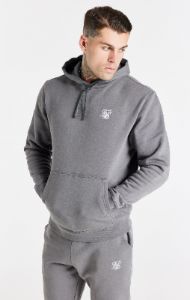 Grey Essential Overhead Hoodie sold by Siksilk