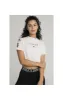 SikSilk Tye-Dye Floral Crop Tee - Violet sold by Siksilk