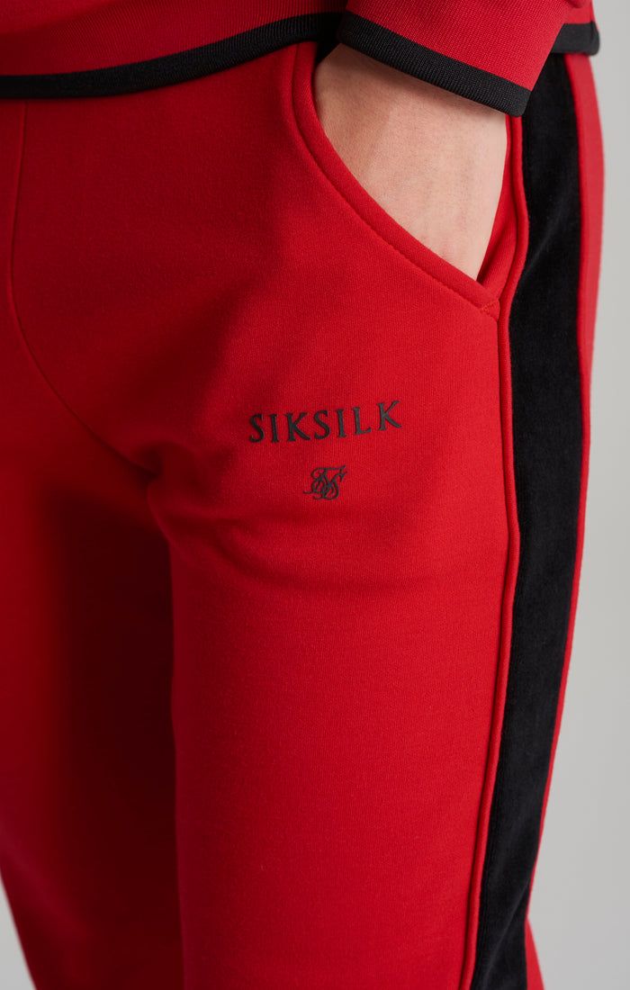 Boys Red Panelled Jogger sold by Siksilk product image thumbnail 3