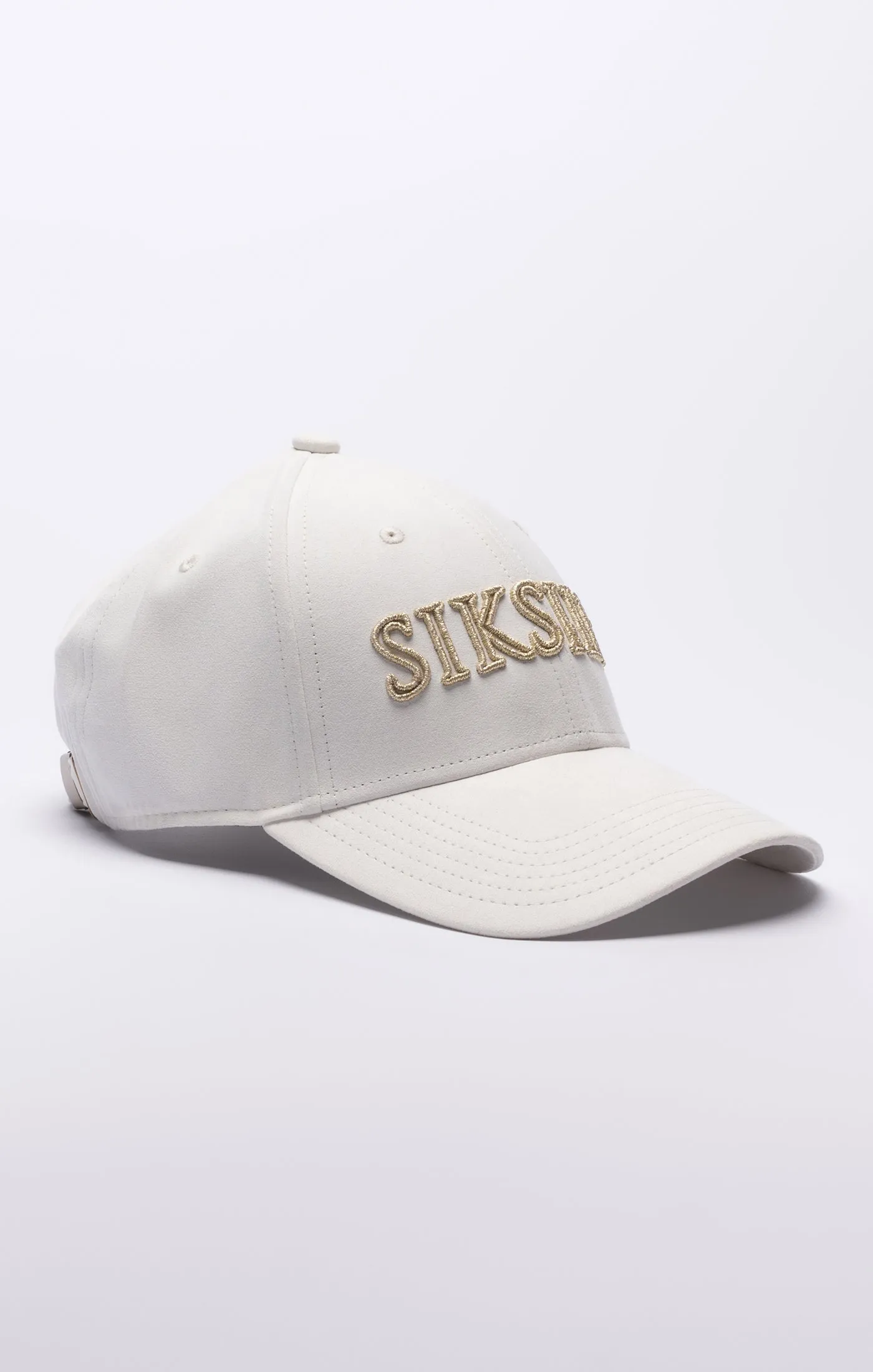 Ecru Faux Suede Baseball Cap sold by Siksilk product image thumbnail 2