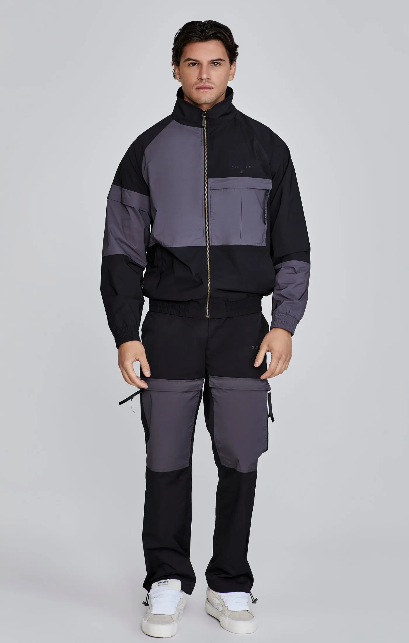 Black Cut And Sew Jacket sold by Siksilk product image thumbnail 2