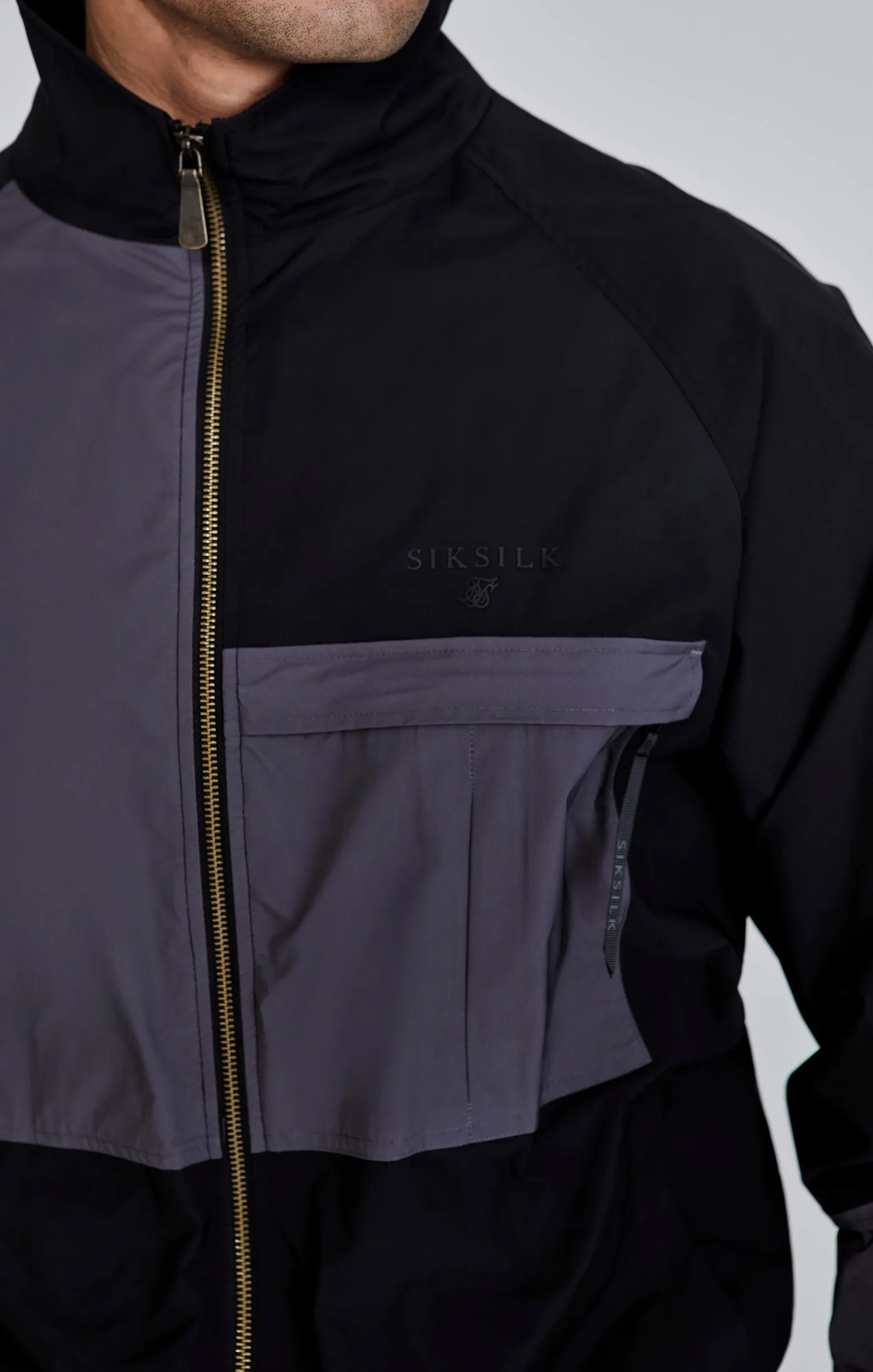 Black Cut And Sew Jacket sold by Siksilk product image thumbnail 3