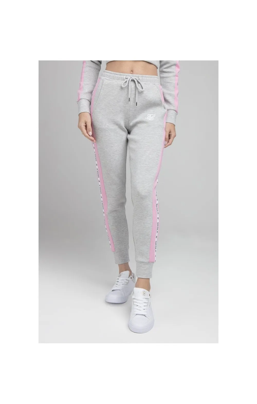 SikSilk Infinity Track Pants - Grey Marl sold by Siksilk product image thumbnail 2