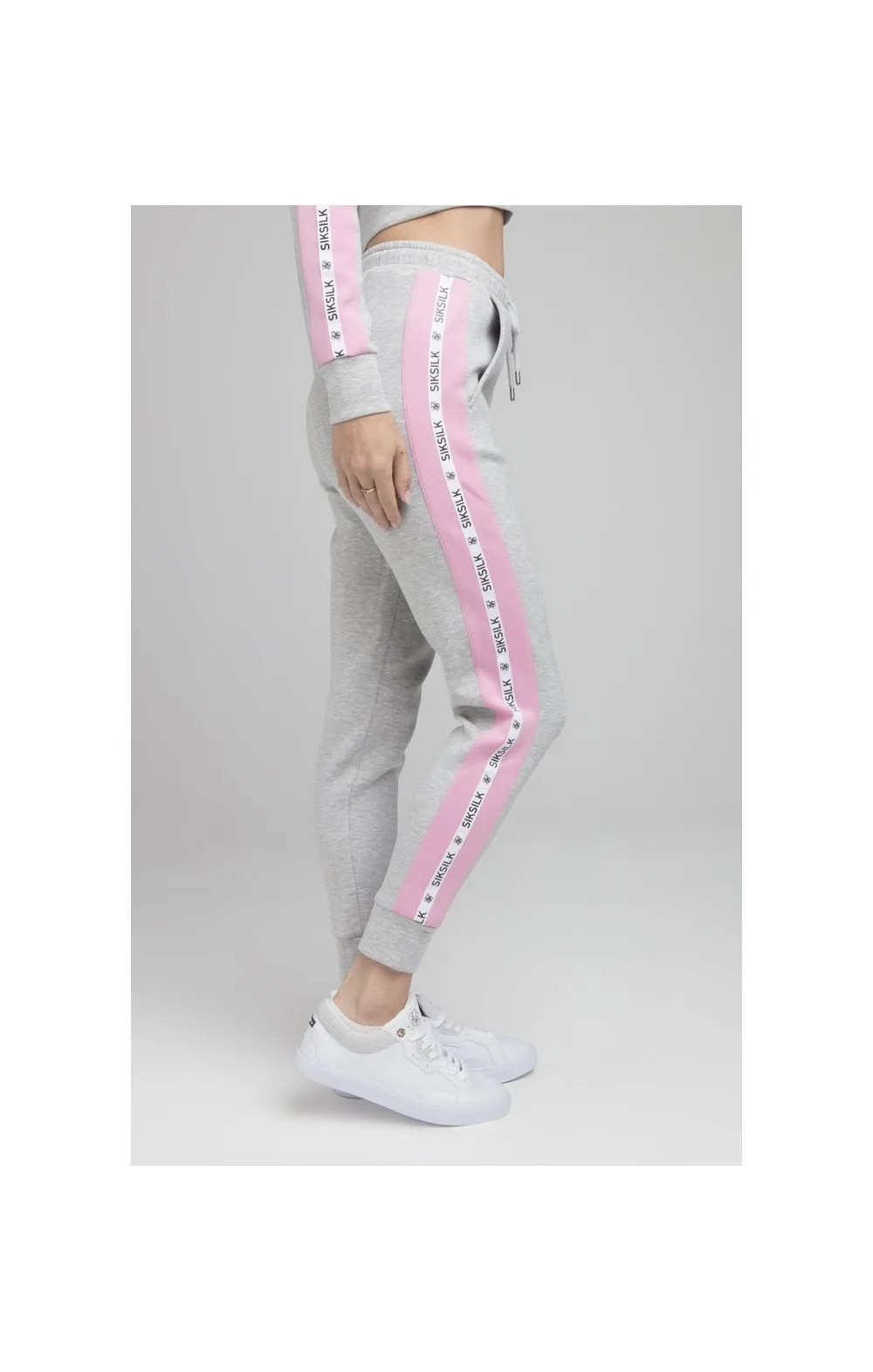 SikSilk Infinity Track Pants - Grey Marl sold by Siksilk product image thumbnail 3