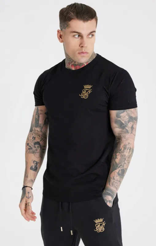 Messi x SikSilk Black Muscle Fit T-Shirt sold by Siksilk