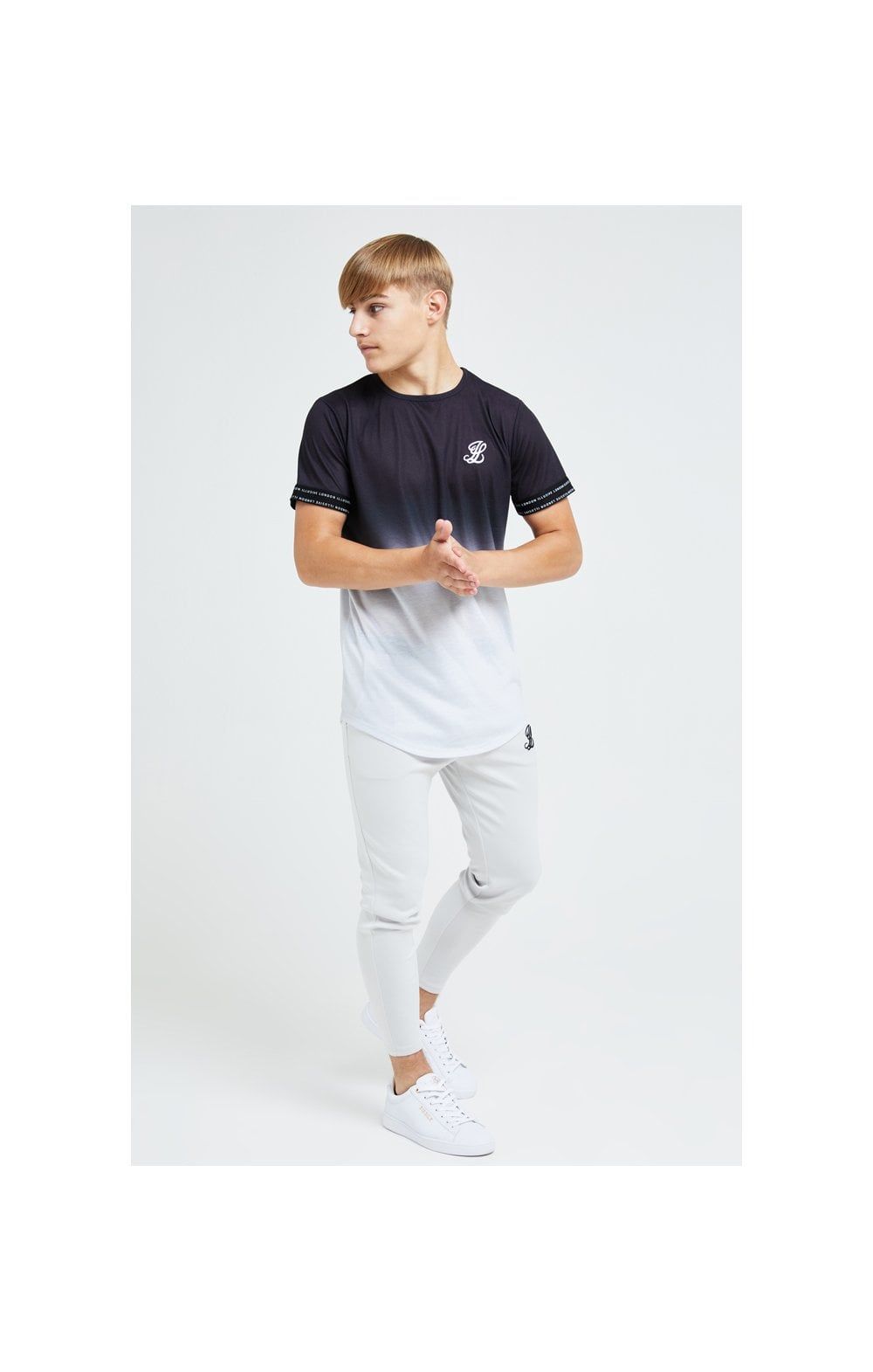 Illusive London Apex Fade Tee - Black & Grey sold by Siksilk product image thumbnail 4