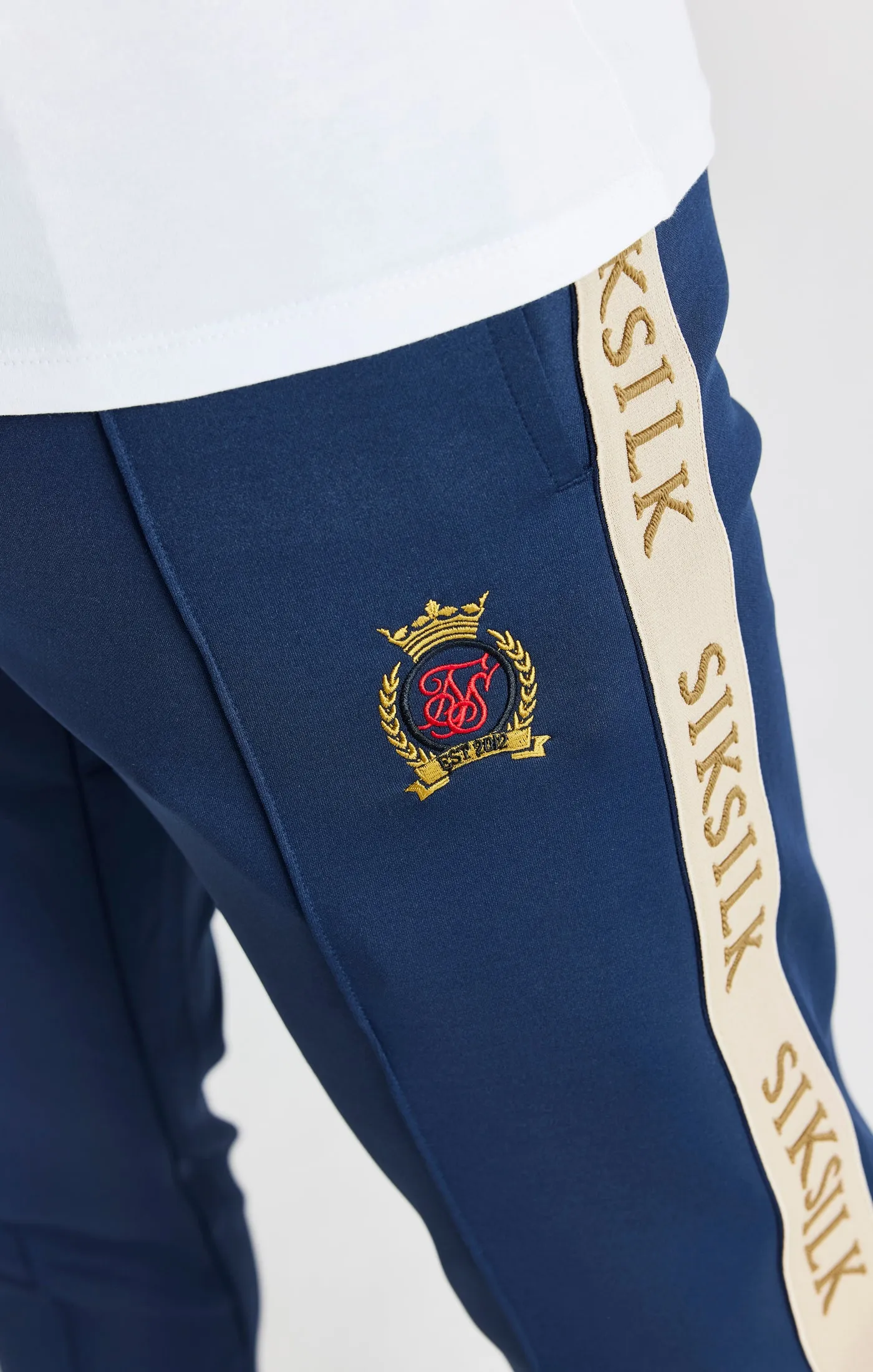 Navy Track Pant sold by Siksilk product image thumbnail 5