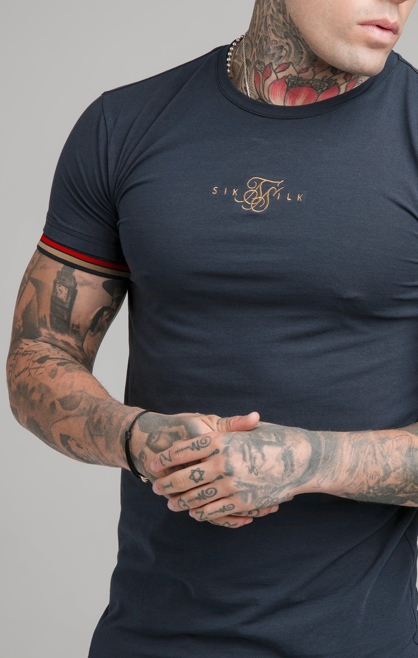 SikSilk Reign Tech Tee - Navy sold by Siksilk product image thumbnail 2