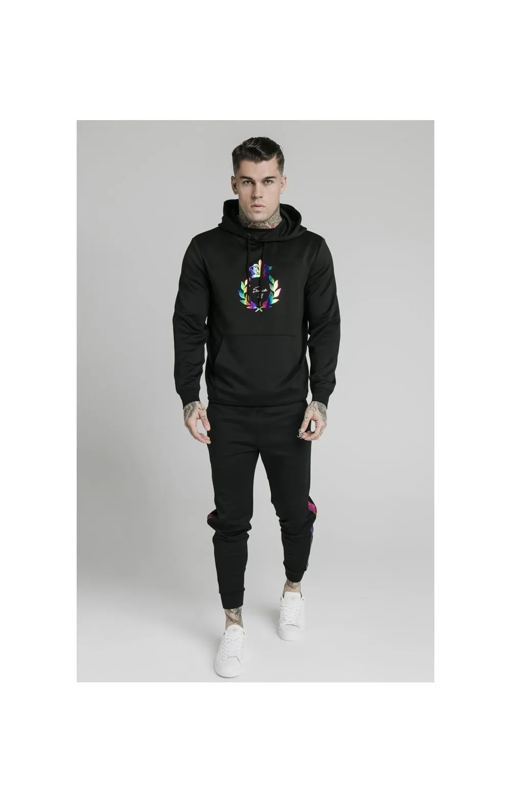 SikSilk Overhead Hoodie - Black sold by Siksilk