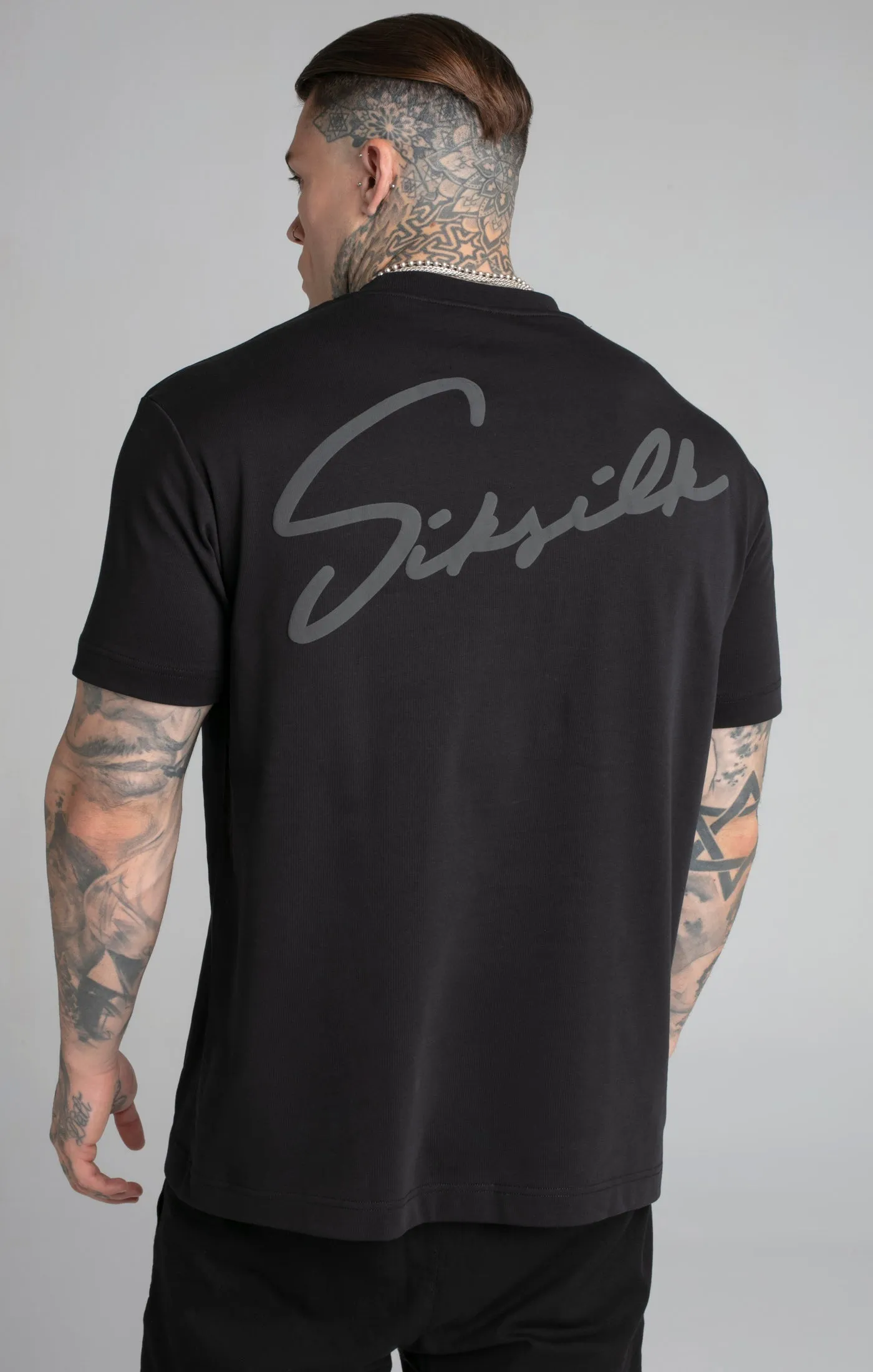Script T-Shirt sold by Siksilk product image thumbnail 3