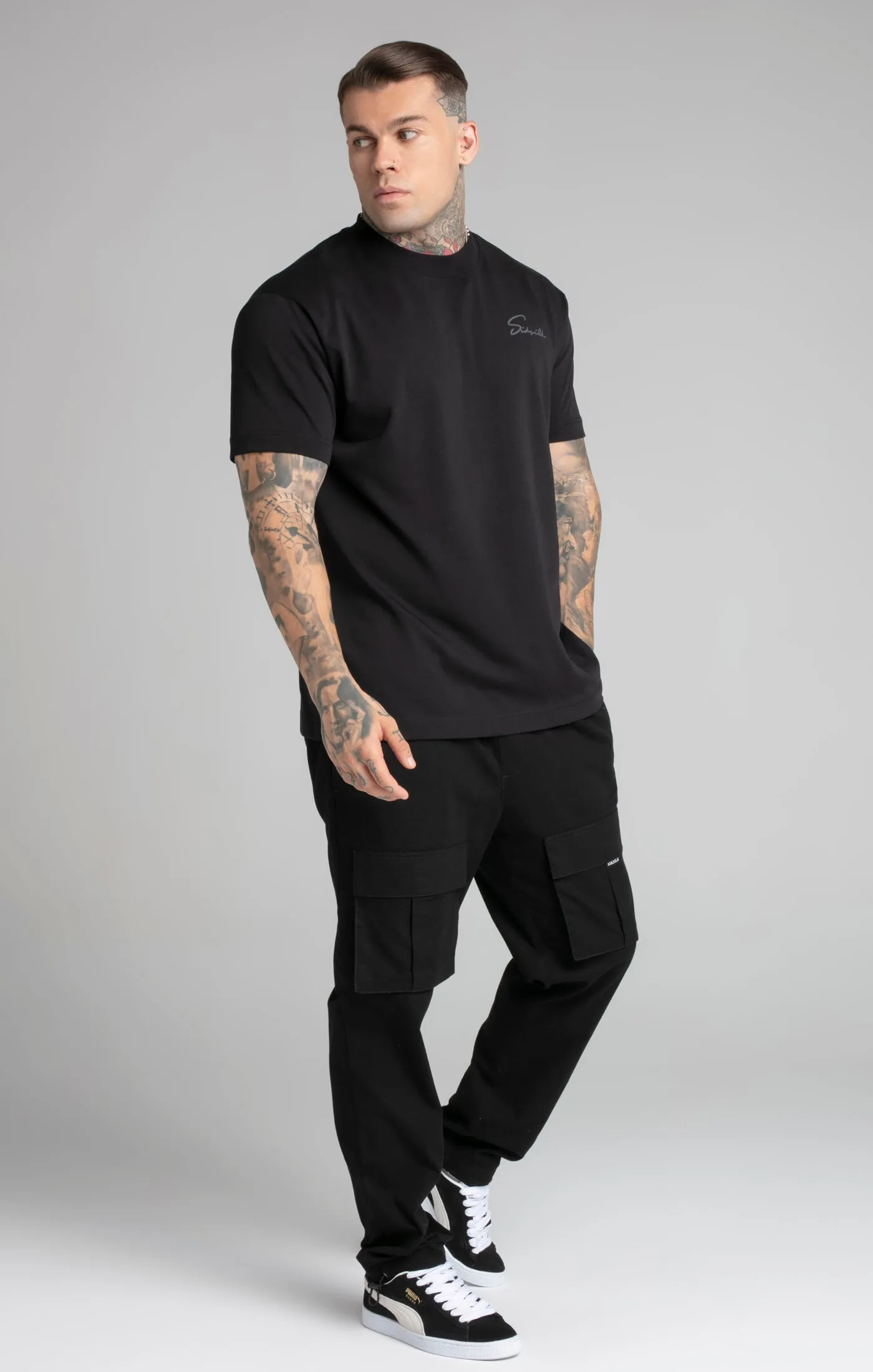 Script T-Shirt sold by Siksilk product image thumbnail 4