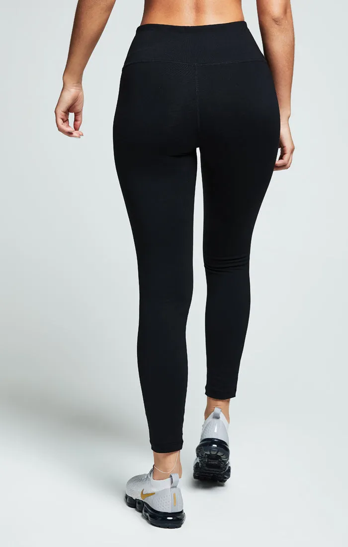 Black Essential Gym Legging sold by Siksilk product image thumbnail 3