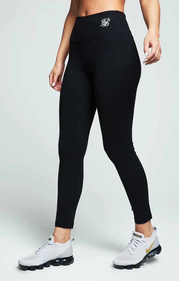 Black Essential Gym Legging sold by Siksilk