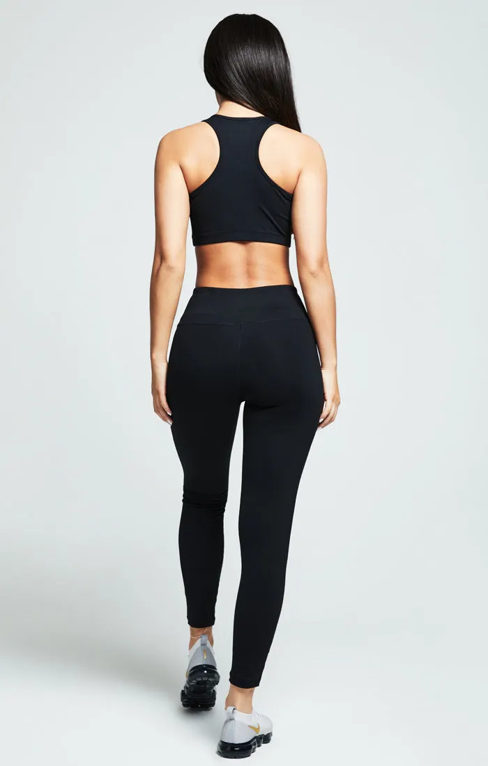 Black Essential Gym Legging sold by Siksilk product image thumbnail 5
