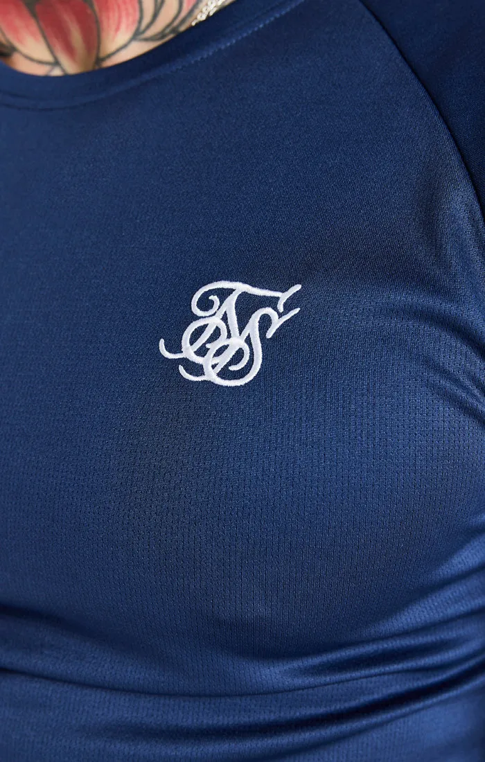 Navy Elastic Cuff T-Shirt sold by Siksilk product image thumbnail 2