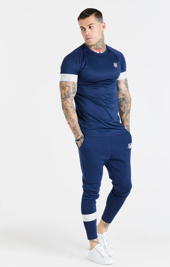 Navy Elastic Cuff T-Shirt sold by Siksilk product image thumbnail 3