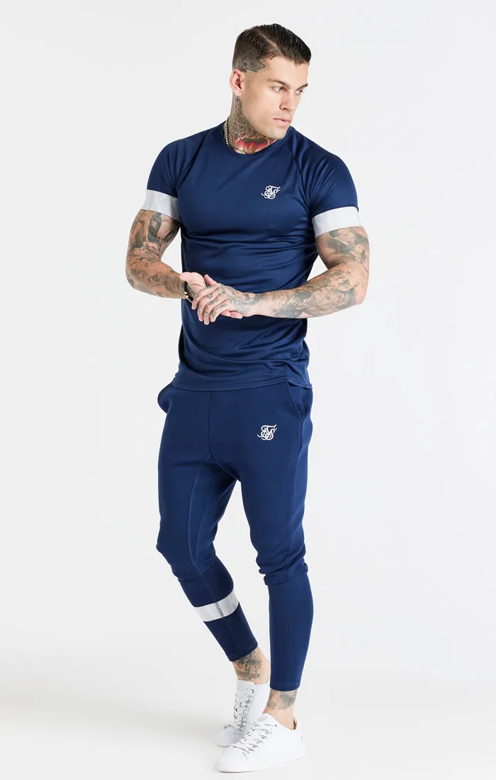 Navy Elastic Cuff T-Shirt sold by Siksilk product image thumbnail 4
