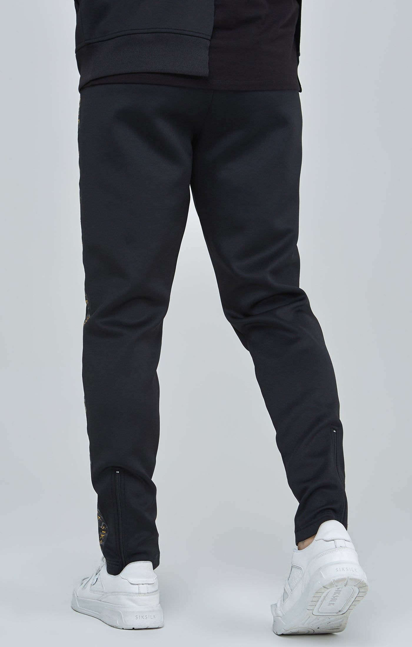 Black Gold Tape Track Pants sold by Siksilk product image thumbnail 4