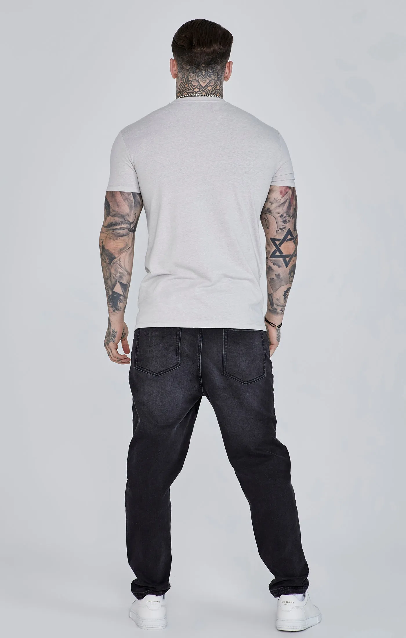 Grey Marl Marl T-Shirt sold by Siksilk product image thumbnail 5
