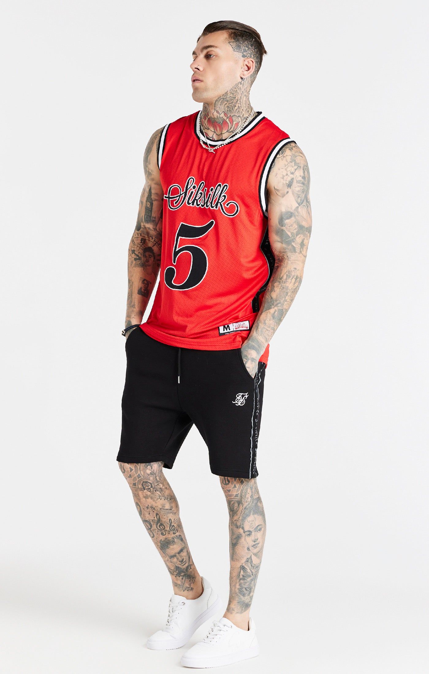 Red Tape Basketball Vest sold by Siksilk product image thumbnail 4
