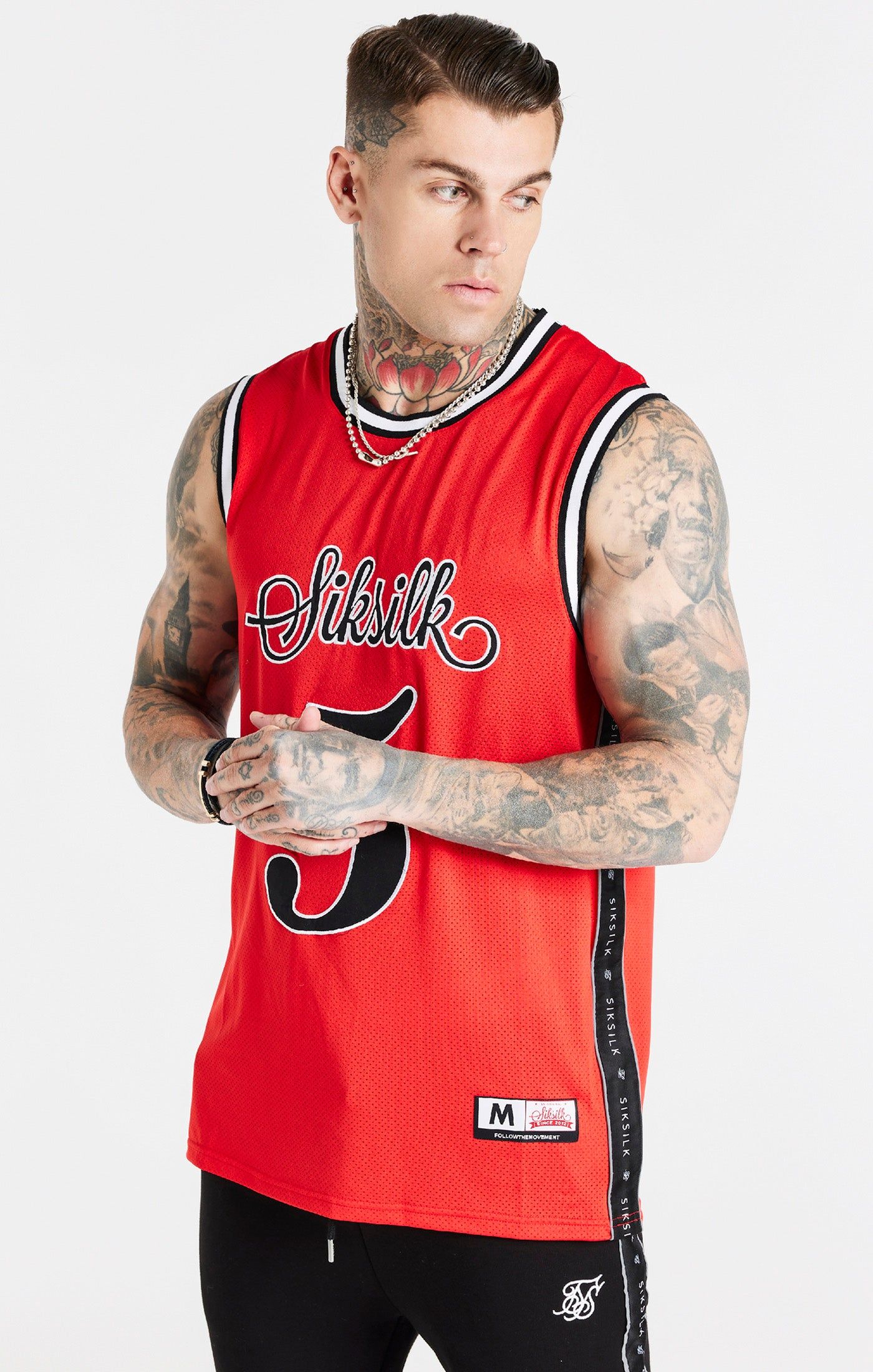 Red Tape Basketball Vest sold by Siksilk