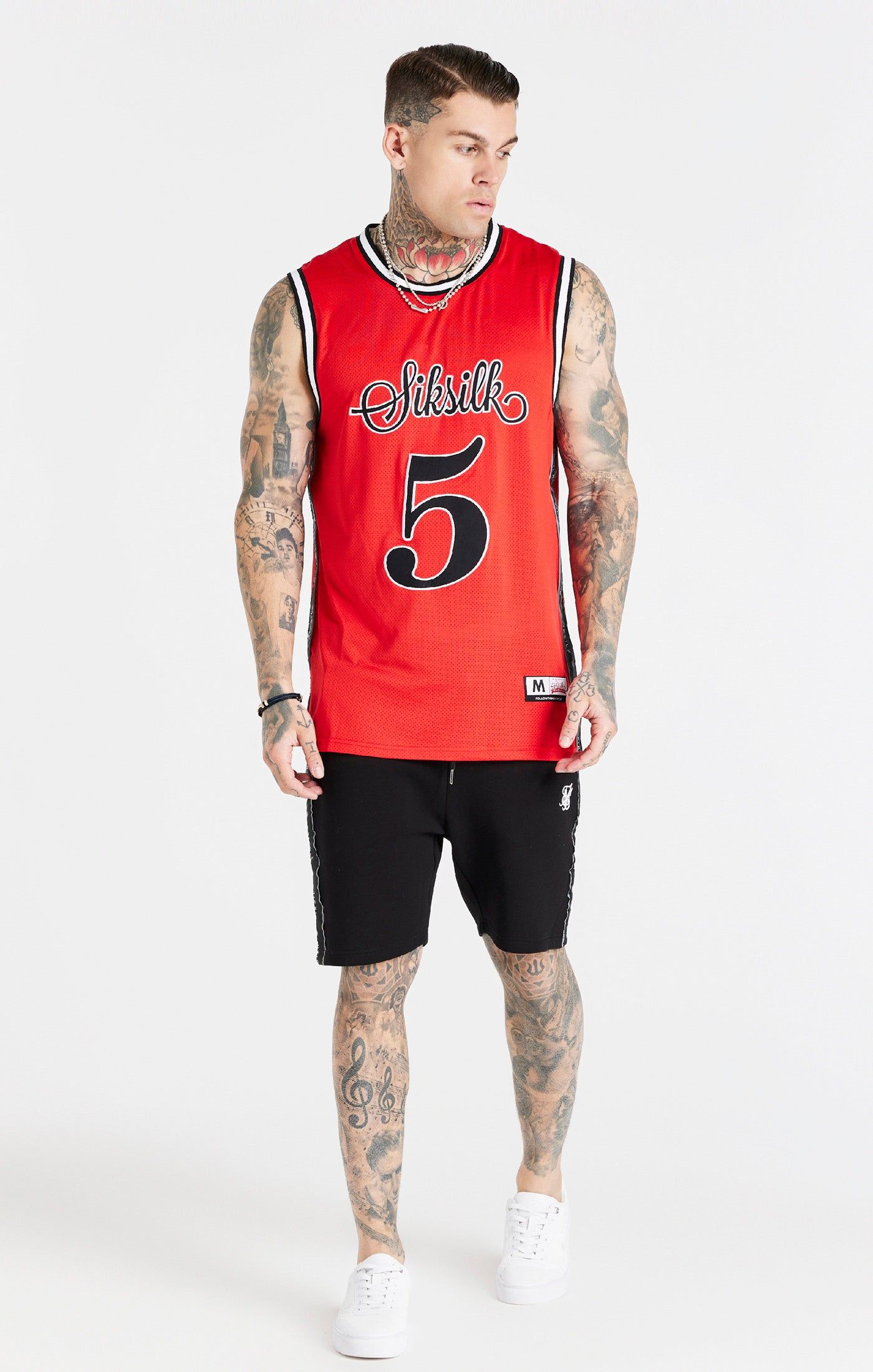 Red Tape Basketball Vest sold by Siksilk product image thumbnail 3