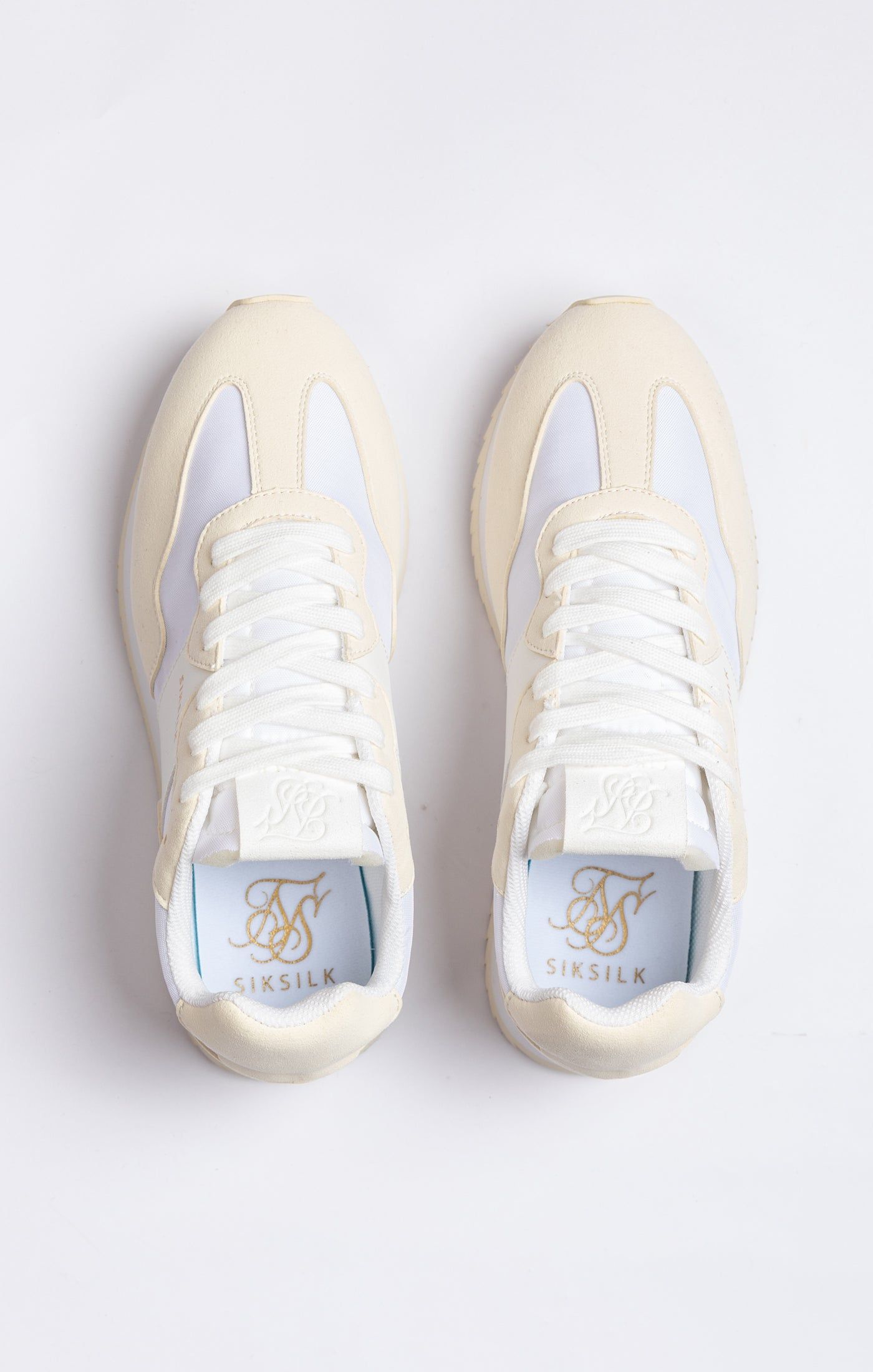 White Retro Running Trainer sold by Siksilk product image thumbnail 5