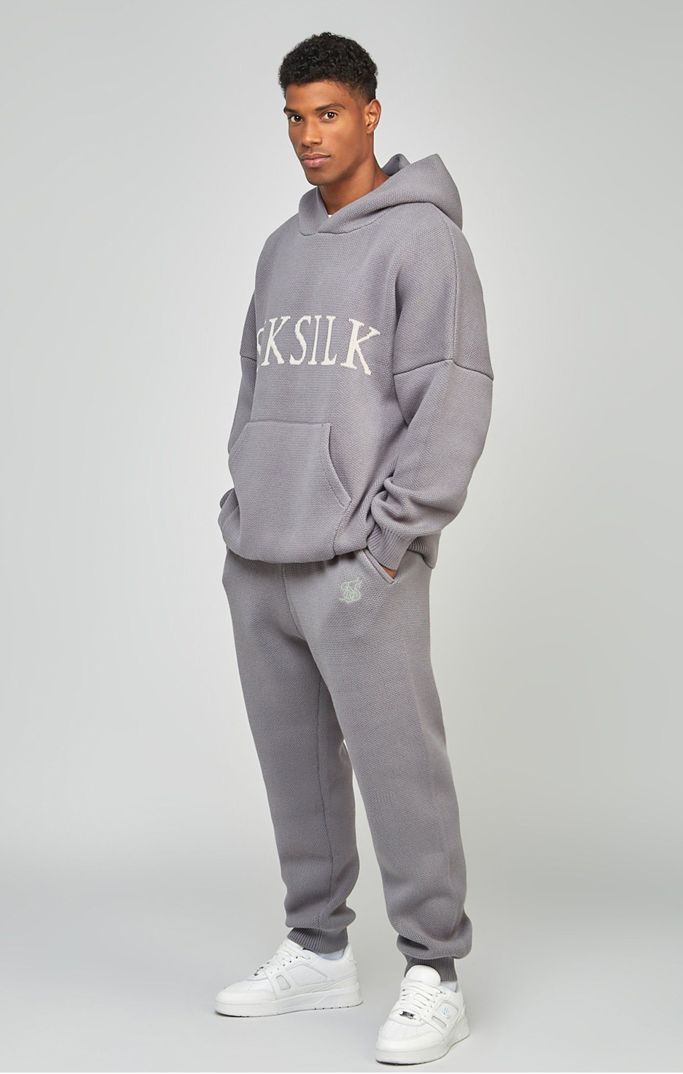 Grey Knitted Pants sold by Siksilk product image thumbnail 2