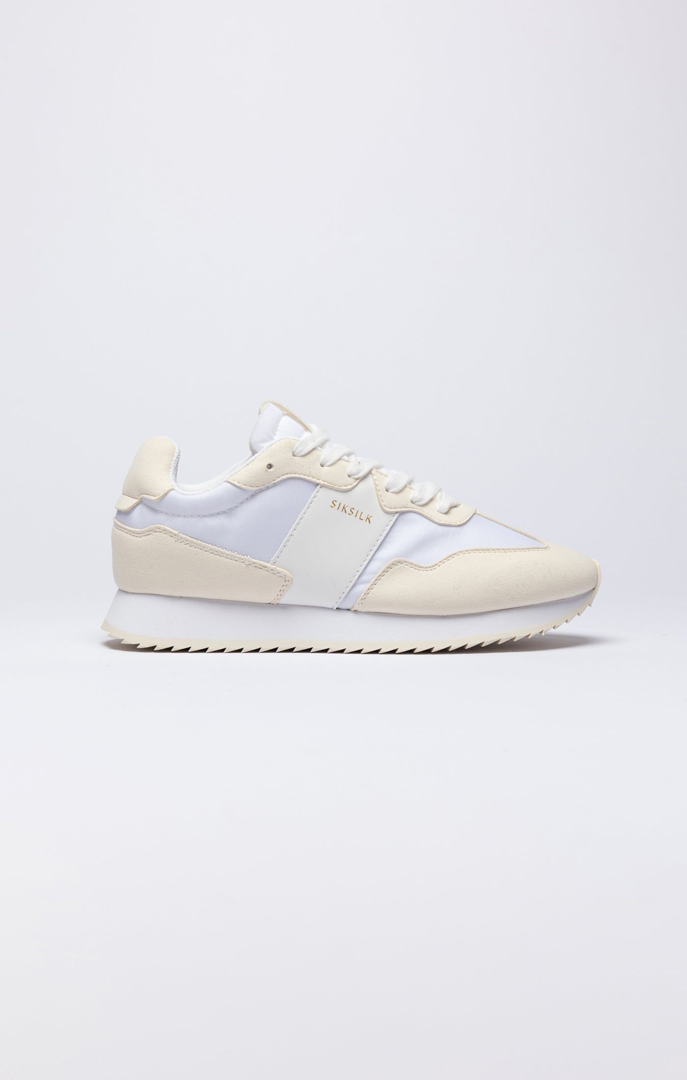 White Retro Running Trainer sold by Siksilk
