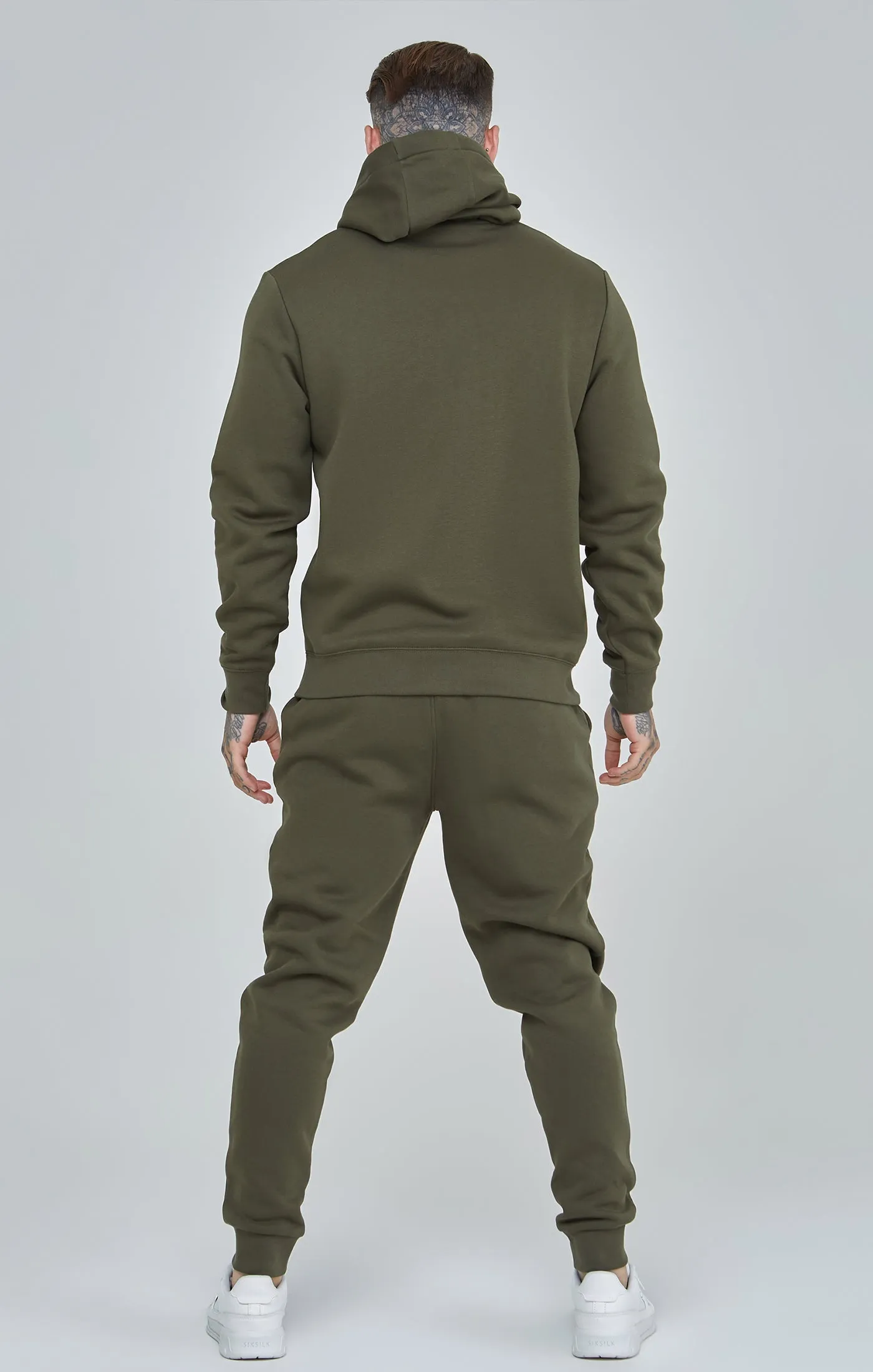 Khaki Essential Cuffed Jogger sold by Siksilk product image thumbnail 5