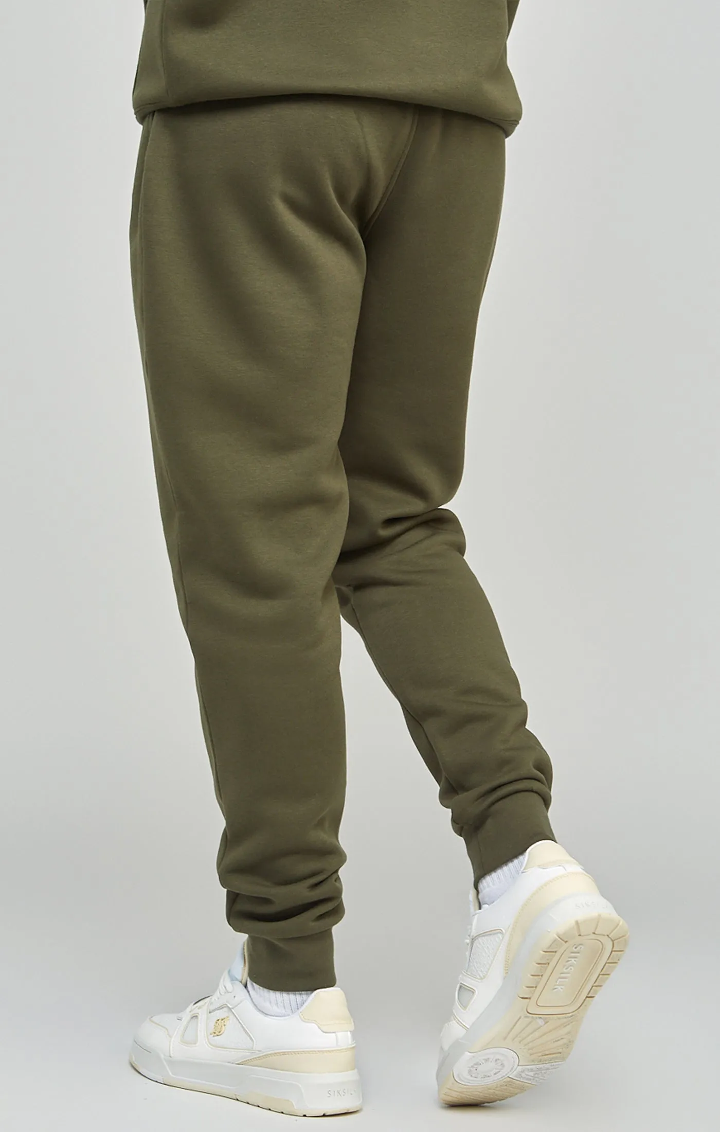 Khaki Essential Cuffed Jogger sold by Siksilk product image thumbnail 4