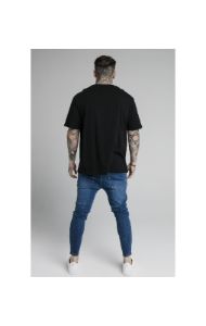 SikSilk S/S Essential Tee - Black sold by Siksilk