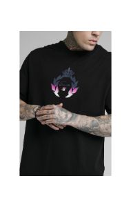 SikSilk S/S Essential Tee - Black sold by Siksilk