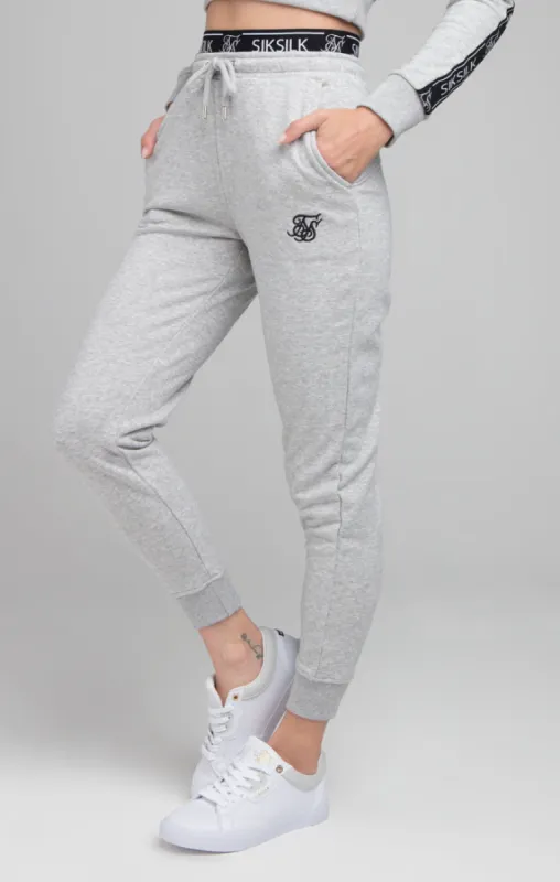 SikSilk Arc Tech Track Bottoms - Grey Marl sold by Siksilk