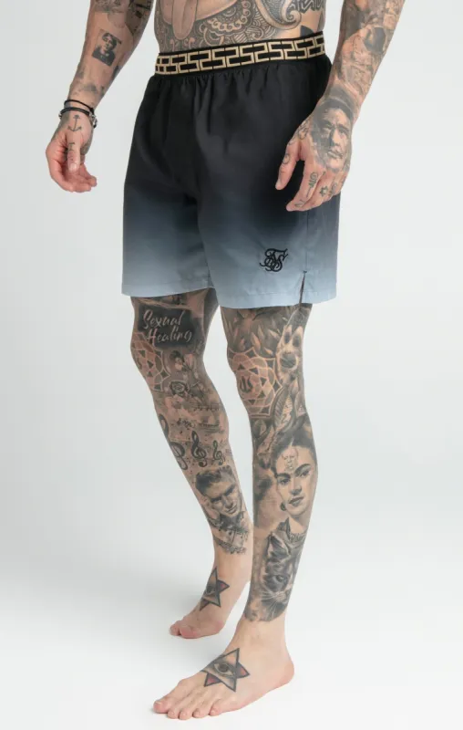 Black Fade Swim Short sold by Siksilk