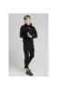 Illusive London Overhead Hoodie - Black & Neon Pink sold by Siksilk