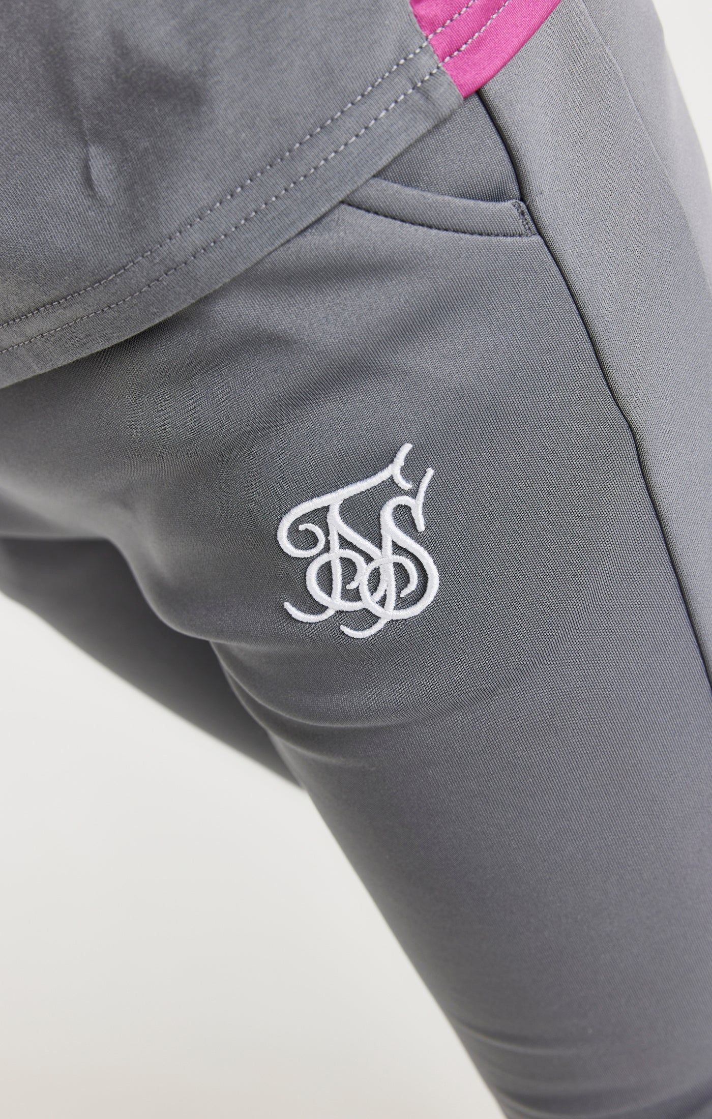 SikSilk Navigate Fade Panel Trousers - Grey sold by Siksilk product image thumbnail 6