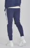 Navy Muscle Fit Joggers sold by Siksilk