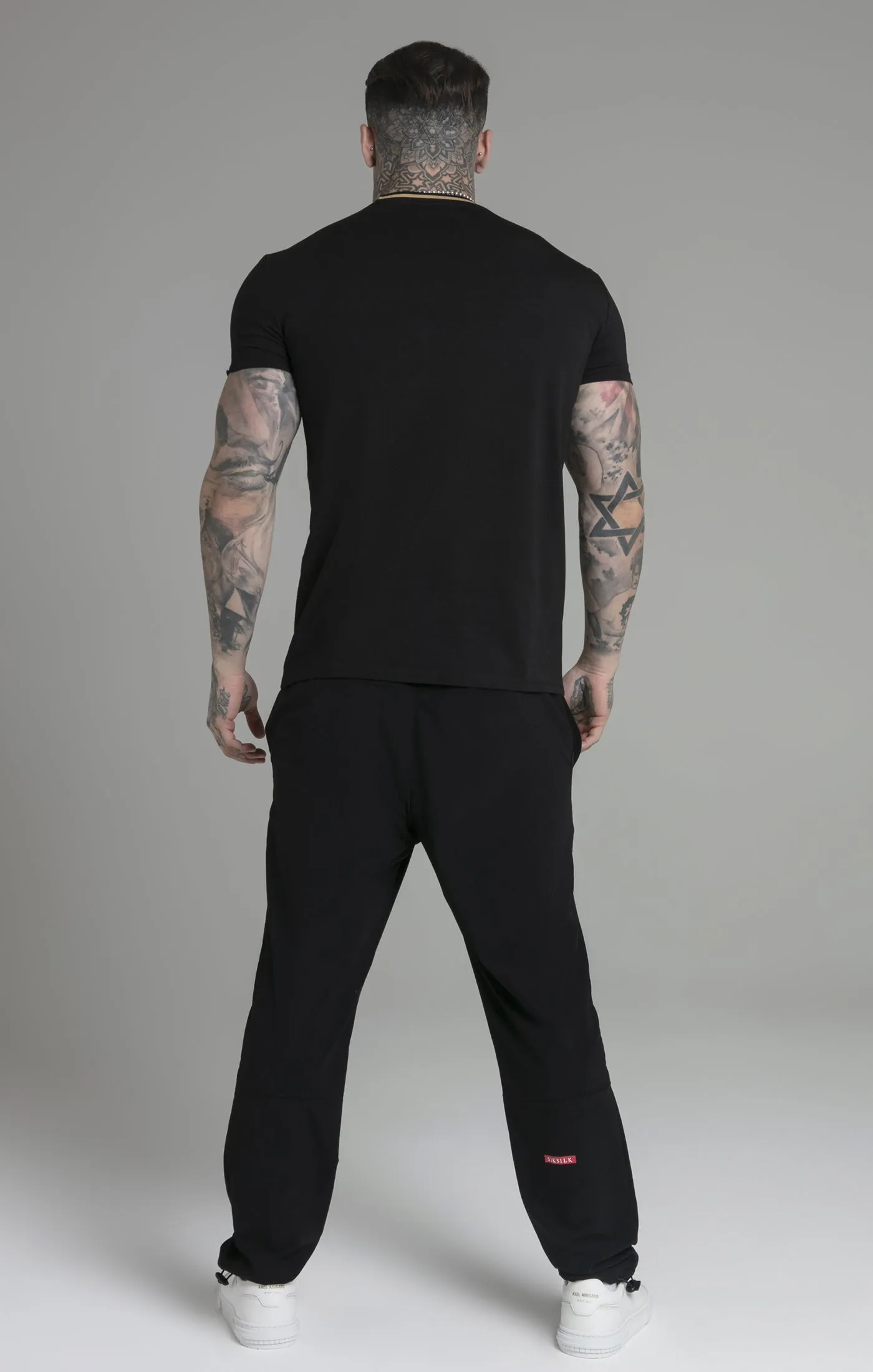 Black Logo T-Shirt sold by Siksilk product image thumbnail 5