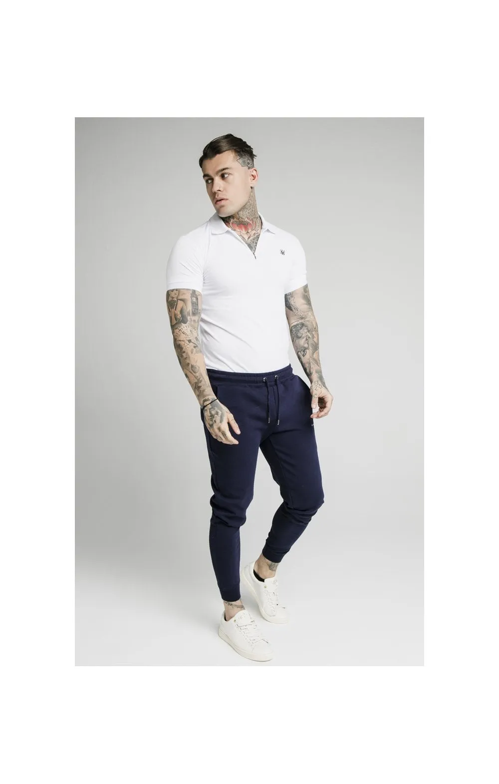 SikSilk Muscle Fit Jogger – Navy sold by Siksilk product image thumbnail 4
