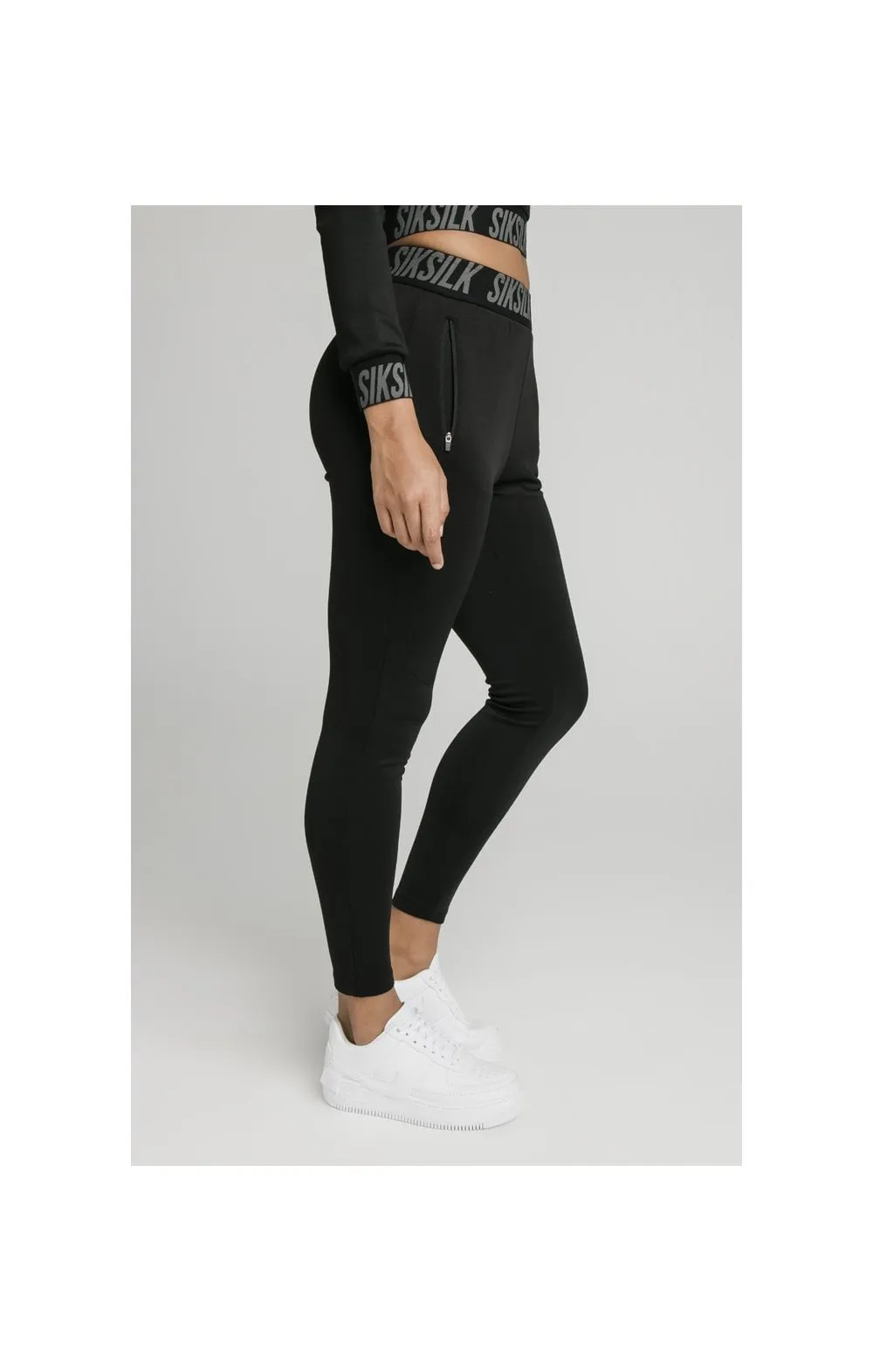 SikSilk Zonal Track Pants - Black sold by Siksilk product image thumbnail 4