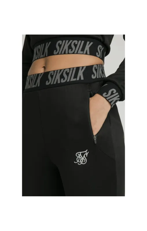 SikSilk Zonal Track Pants - Black sold by Siksilk