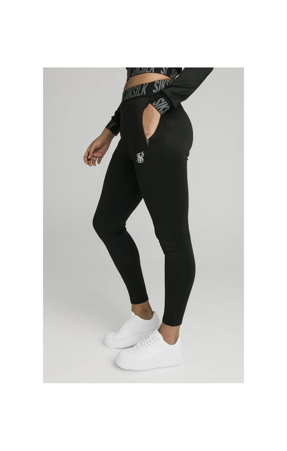 SikSilk Zonal Track Pants - Black sold by Siksilk product image thumbnail 3